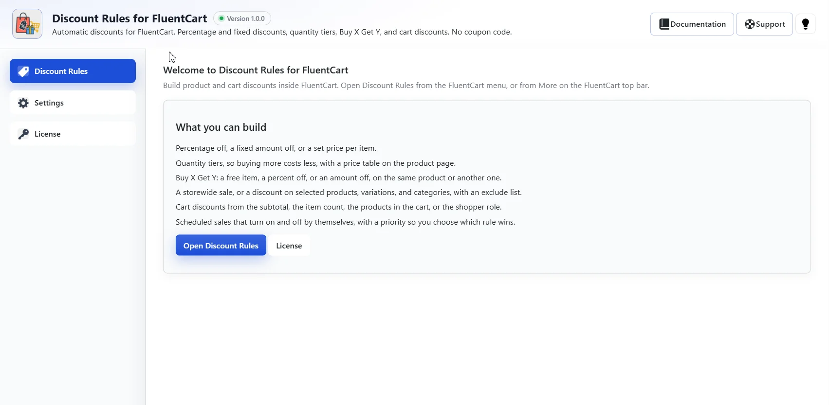 Plugin overview for Discount Rules