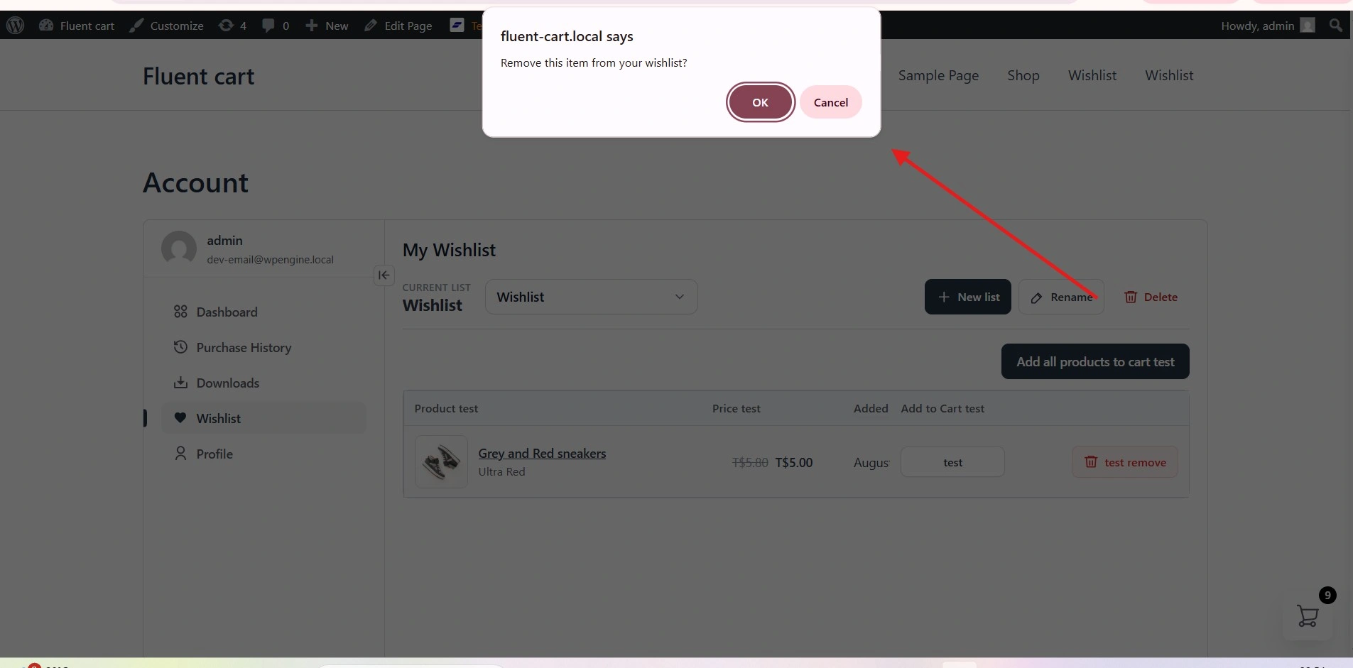 Confirm before removing