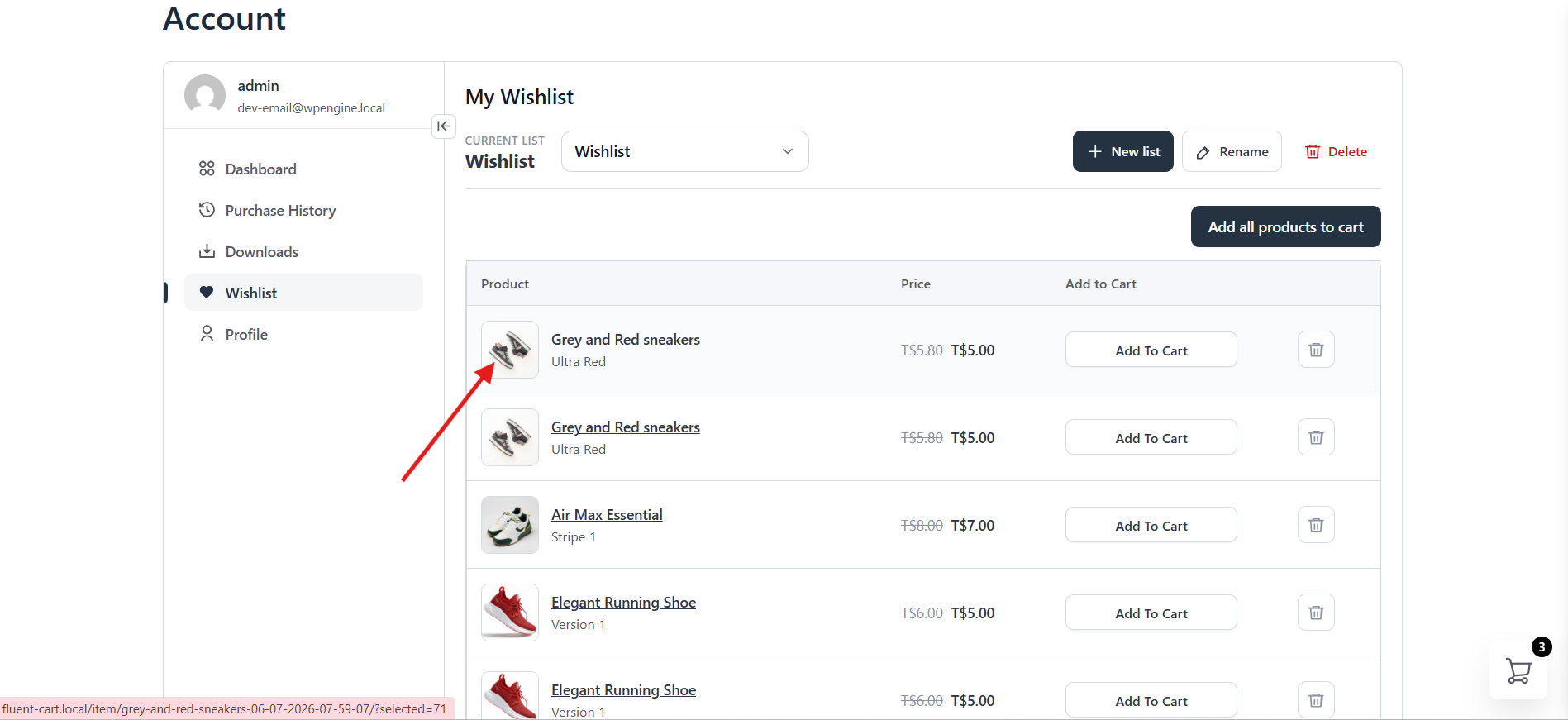 Product image column