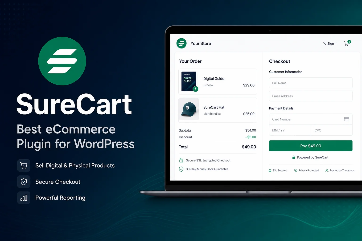 Best WordPress eCommerce Plugin: Why Choose SureCart