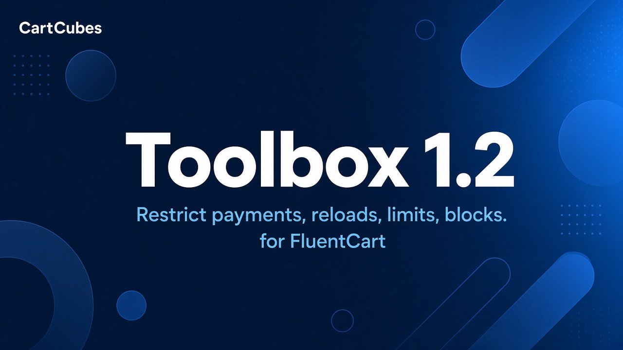 Toolbox 1.2: restrict payments, reloads, limits, blocks